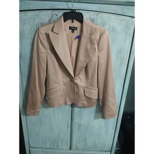 Bebe Blazer Blush Sz 8 City Officey Feminine